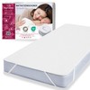 PATAYA Mattress Protector 120 x 200 cm, Waterproof Mattress Topper