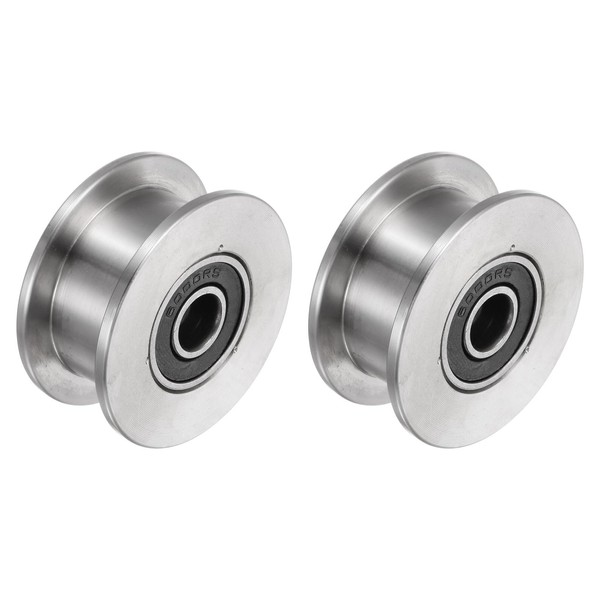 QUARKZMAN Pack of 2 H-Groove Track Roller, 1.89 Inch 201