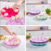 Deviled Egg Platter Compartment Round Plastic Deviled Egg Plate Reusable