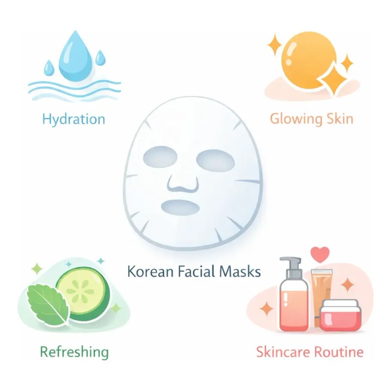 Pack 40 Mascarillas Faciales Coreanas Hidratantes Skinova