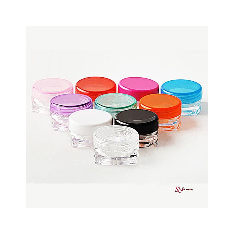샵프리 Sample Containers 3g, 100 Pieces - Travel-size Cosmetic Empty