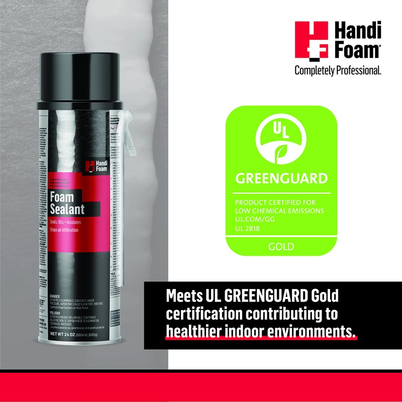 HANDI-FOAM Low-Pressure ONE-Component Polyurethane Foam SEALANT (OCF), P30002