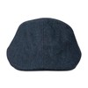 Haggar Men's Brushed Herringbone Flat Cap Ivy Hat, Navy