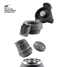 Thermo Flask Hot & Cold ONE Shade (0.5 L), Vacuum Insulated Stainless Steel, Coffee Thermos Cup, Removable Tea Infuser Bottle, Keeps Hot & Cold for Hours, Leakproof