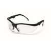 MCR Safety Klondike Plus Black Colourless Lens Work Safety Goggles