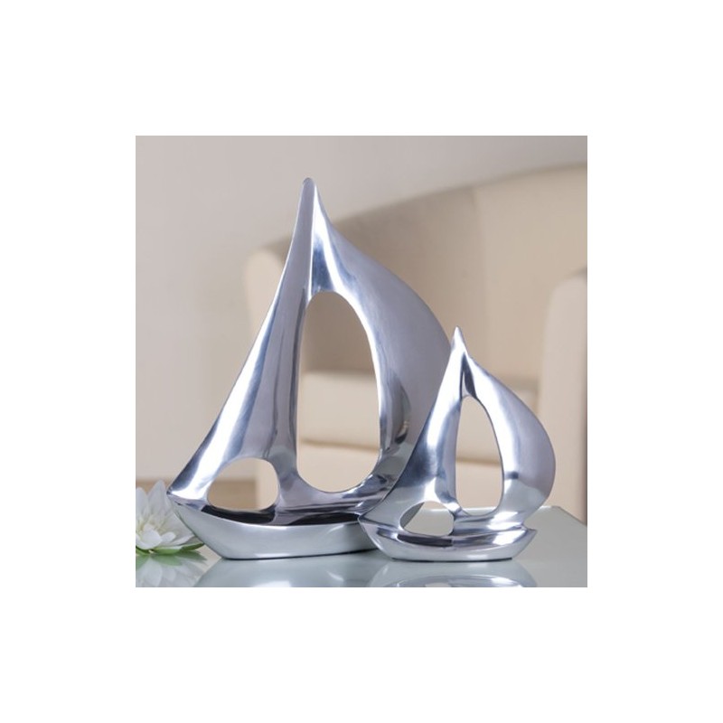 Sculpture Boat Metal Object Ship Aluminium