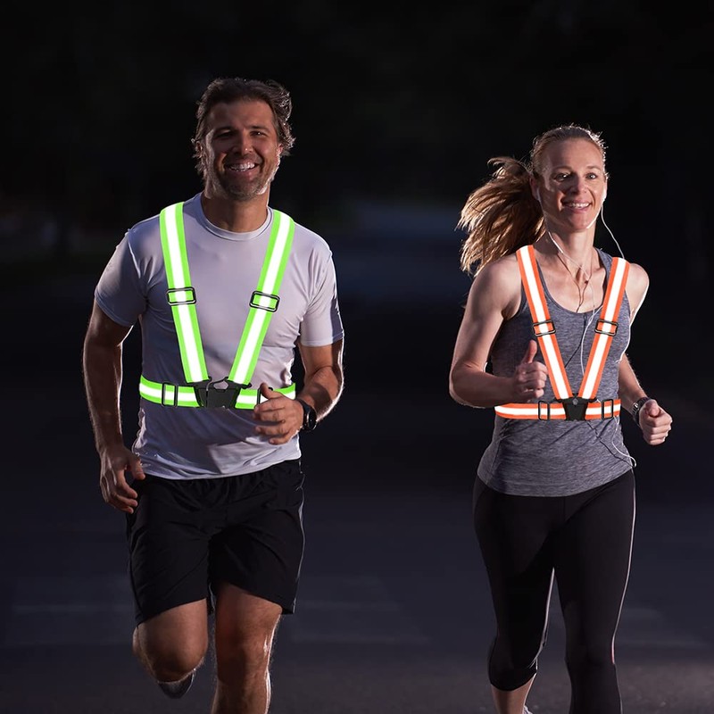 Fepdiu High Visibility Reflective Vest Safety Vest Running Reflective Gear