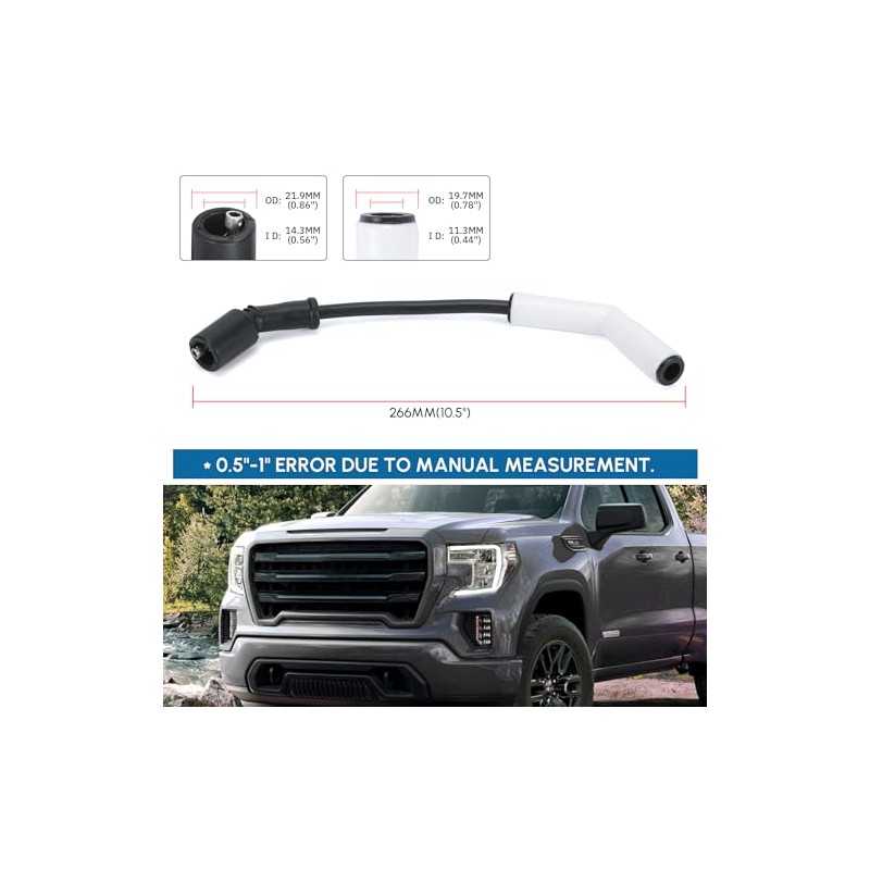 Juego de cables de bujía para motores GM LS3/LS4/LS7/LT 9070C