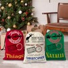 NACRE APPAREL Christmas Jumbo Santa Sack Custom Name Santa Claus