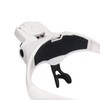 Headband Magnifier 4 LED Bright Lights 5 Detachable Optical Lenses