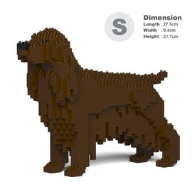 JEKCA English Cocker Spaniel 01S-M04 | Dog Plastic Building Blocks | Age 14+
