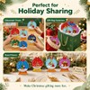 30 Pack Merry Christmas Candy Domes Holder Cards, Xmas Candy