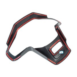 IAG I-Line Gloss Carbon Steering Wheel Accent Cover for Ford Bronco 2021+ (Not Sport or Raptor)