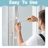 48 Pack 3/8 Inch Window Screen Clips Bulk, Screen Clip