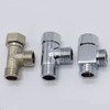 Toilet Diverter Valve Brass T Shape Adapter Connector, G1/2" Hose