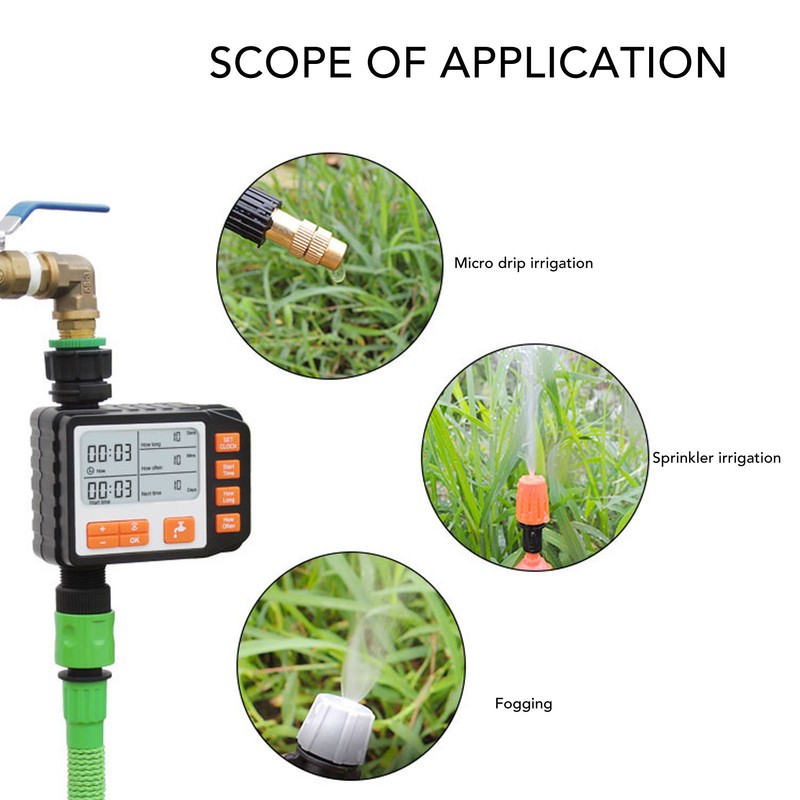 Sprinkler Timer Accurate Control 3‑8 Bar Eco Friendly Automatic Watering