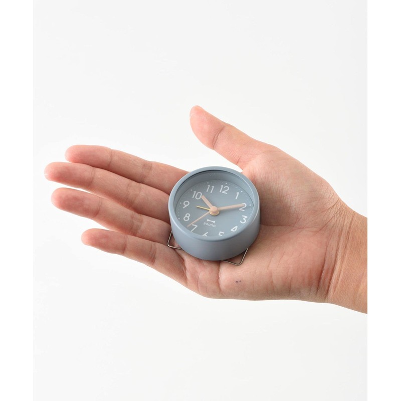 BRUNO Round Little Clock Navy Table Clock Clock Compact BCA013-NV
