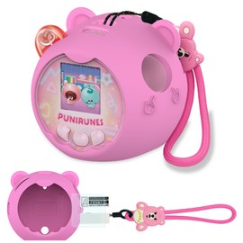 BCWXION Silica Gel Protective Cover for Takara Tomy, Punyurunzu, Waterproof, Dustproof, Lightweight, Shockproof, Odorless, Durable, Soft (Pink)