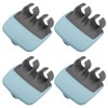 Alipis 4pcs Stainless Steel Finger Vegetable Peeler Ergonomic Design for