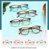 25DU 4 Pack Reading Glasses for Women Men Square Blue