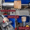 Simple Woodturning Tools Glue Hub with Threads to Hold Wood