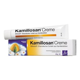 Quartett- Crema Kamillosan, crema a base de hierbas con manzanilla, calmante y cicatrizante, 20 g/0,71 oz
