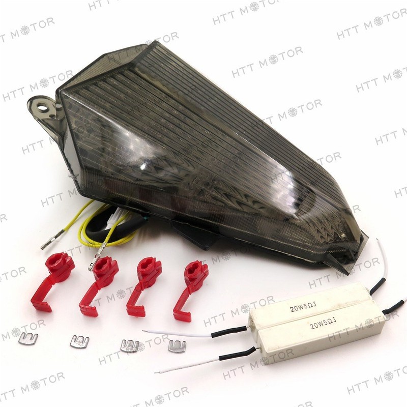 HTTMT MT046- Smoke Tail Light Compatible with 2006-2013 Yamaha YZF