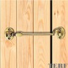 TERF® 75mm Heavy Duty Polished Brass Cabin Door Hook and