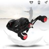 Black Red Metal Spool Magnetic Brake Fishing Casting Reel Fish