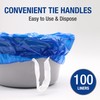 DMI 100 Count Universal Bedside Commode Liners, Portable Potty Toilet