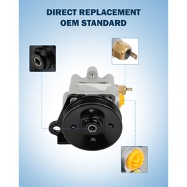 ECCPP Power Steering Pump fit for Mitsubishi Eclipse 2006-2012 V6 3.8L for Endeavor 2004-2011 V6 3.8L for Galant 2004-2009 V6 3.8L Replace MR589339, MN184180