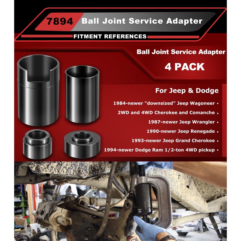 Camoo for Jeep & Dodge Ball Joint Service Adapter 7894,