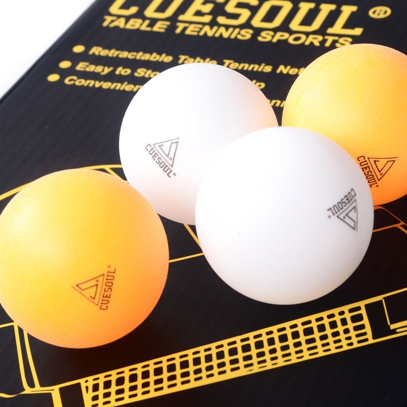 Black Scorpion CUESOUL-II Player Table Tennis Set with 2 Paddle