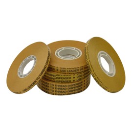 JVCC ATG-7502 ATG Tape [Acid Neutral]: 3/8 in. x 36 yds. (Clear Adhesive on Gold Liner)