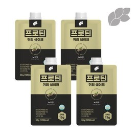 None and Bat With 프로틴 귀리쉐이크 녹차맛 30gX4봉 Protein Oatshake Green Tea Flavor 30g X 4 Packs
