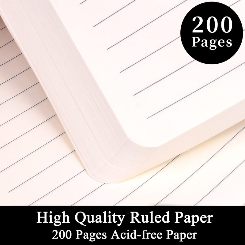 SAYEEC Lined Journal Notebook 1 Pack, A5 Hardcover Notebook for