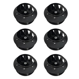 70359801P Blower Fan (6Pcs) Fits For Huebsch Speed Queen and Ipso Dryer Replaces 70123301, 70123301P, 70248601, 70248601P, 70359801, TU20281, TU21120, TU218171