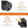 NEMA 10-50P to 14-30R 50Amp to 30Amp Dryer Adapter 3