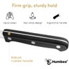 Humbee 14 inch Carving Knife Razor Sharp Blade with Granton