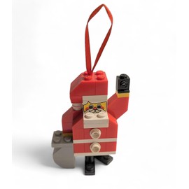 BrickCrafts Build-Your-Own Custom Santa Ornament