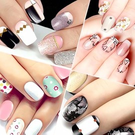 Stone Pearl Gel Nail Sticker Set of 3 Nail Art Gel Liquid Shape Variation Decoration Self-Design Color Stuff / 스톤펄 젤네일 스티커 3종 세트 네일아트 젤 액 모양 변형 장식 셀프 디자인 컬러 스 가