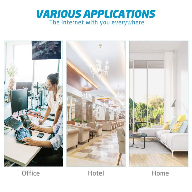 XINCA Cat 7 - Cable Ethernet plano con pinzas para