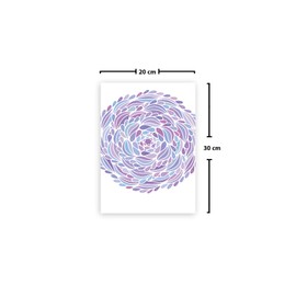 Le Jardin du Lin Bedruckte Baumwoll Taschen mit Kordelzug, Einkaufstasche, Beutel, Stoffsack, Stofftasche, Gemüsesack, Wiederverwendbare, Umweltfreundlich, Mehrzweck, Faltbar, Größe: 20x30 Cm