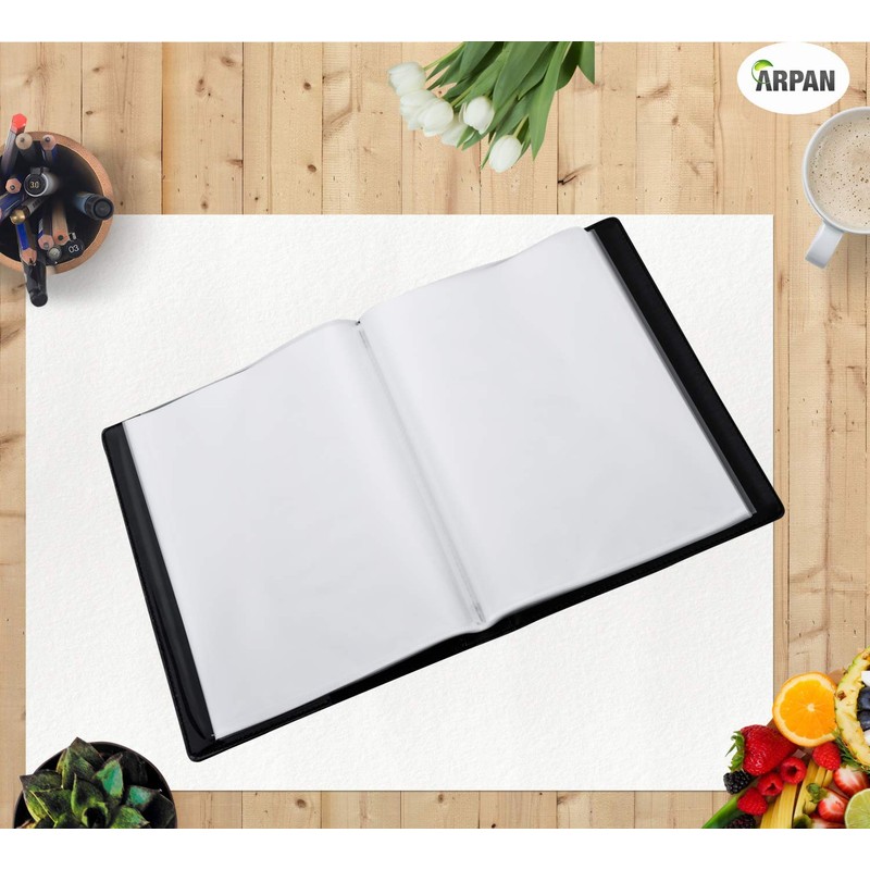 A4 Presentation Display Book - Black File Folder - Storage