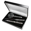 CARMANI - 3D Metal Rose Pattern Desk Accessories Set