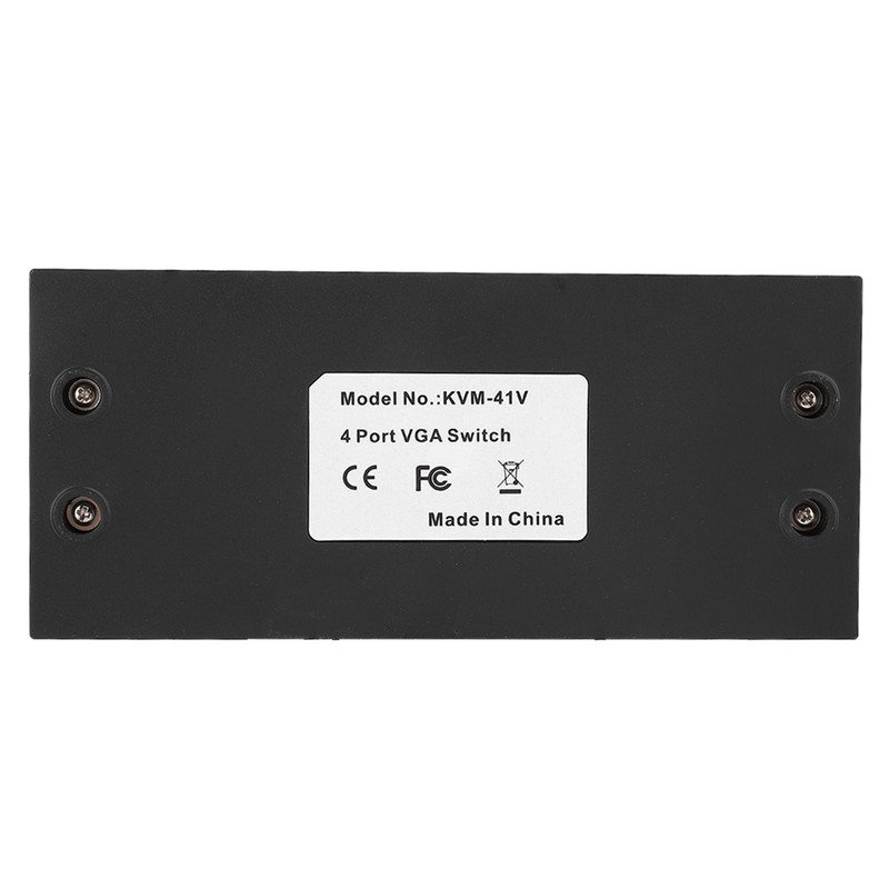 Switcher Video Converter VGA Adapter HD Display Computer Accessories Black