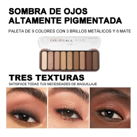 Paletas De Sombras 9 Colores Mate Brillo Diamante