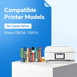 Nestink PGI530/531 XXL Printer Cartridges (PGBK Black Cyan Magenta Yellow Grey) Compatible PGI-530 CLI-531 Canon 530 531 Printer Cartridges Compatible with Canon PIXMA TS8750 TS8751 Printer (Pack of