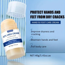 42% Urea plus 2% Salicylic Acid Foot Cream Moisturizer for Dry Cracked Feet Knees Elbows Hands Hydrates &Nourish Foot Care for Softens Skin Exfoliates Dead Skin Smoothing Skin Women and Men 1.41oz