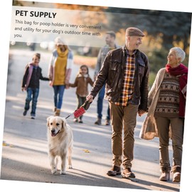 NOLITOY Dog Poop Bag Holder Portable and Buckle for Leash or Backpack for Outdoor Use